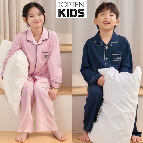 탑텐키즈 공용 차윤아트 모달 스판 파자마 셋업 MKG5UI3911