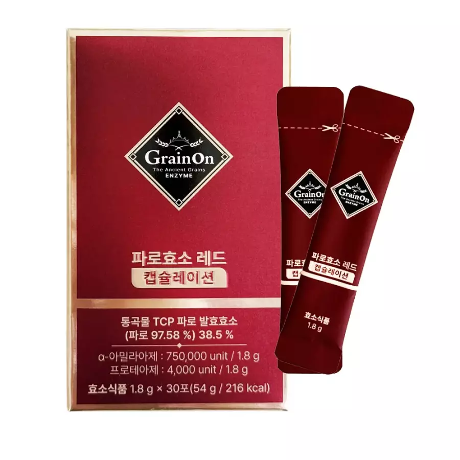 코스팜 그레인온 파로효소 레드 캡슐레이션 3g 30포 (2개)_이미지