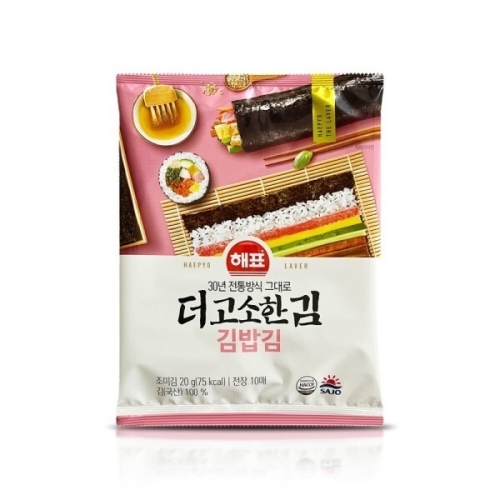 사조해표 해표 더 고소한 김밥김 10매 20g (1개)_이미지