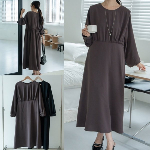 시드마켓 청순핀턱플레어원피스 511V722S 빅사이즈 여성의류