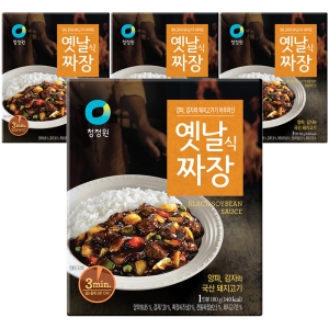 대상 청정원 옛날식 짜장 180g (4개)_이미지