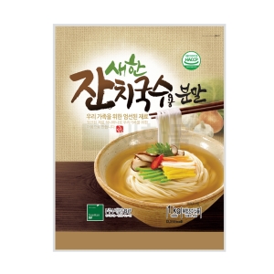 새한BIF 새한잔치국수용분말 1kg 멸치육수 멸치다시 잔치국수 (1개)