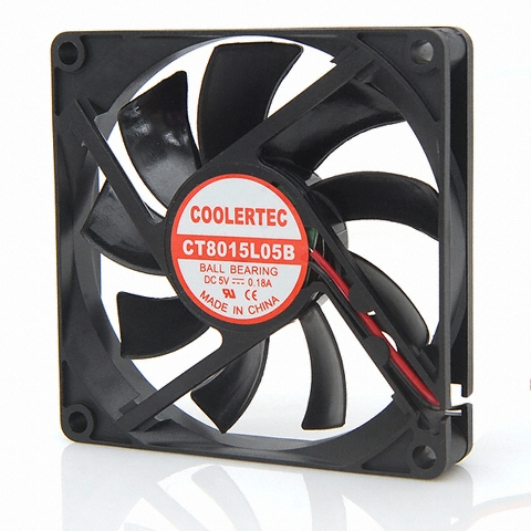 COOLERTEC CT-8015L05B-2P 볼 저소음(5V)_이미지