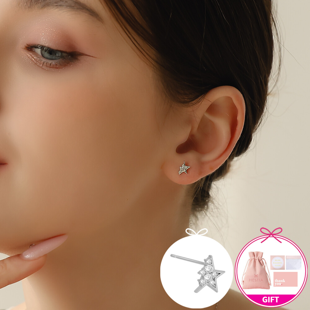 헤스티아 전체925실버귀걸이 Roxy 925 Silver Earring MKDO-70422 MKDO-70422
