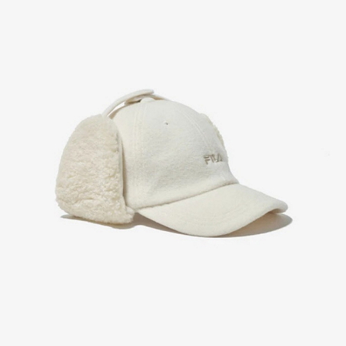 휠라 플리스 귀달이캡모자 FK3CPG4014X-CRM