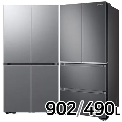 삼성전자 비스포크 메탈 RF90DG9111S9 + RQ49C9002S9_이미지