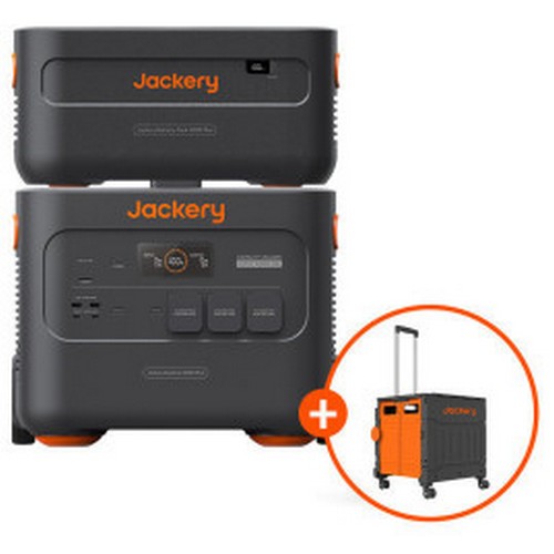 잭커리 2000 Plus 파워뱅크 (+ 200W 태양광 패널 1개, 확장 배터리, 잭커리 폴딩카트)_이미지
