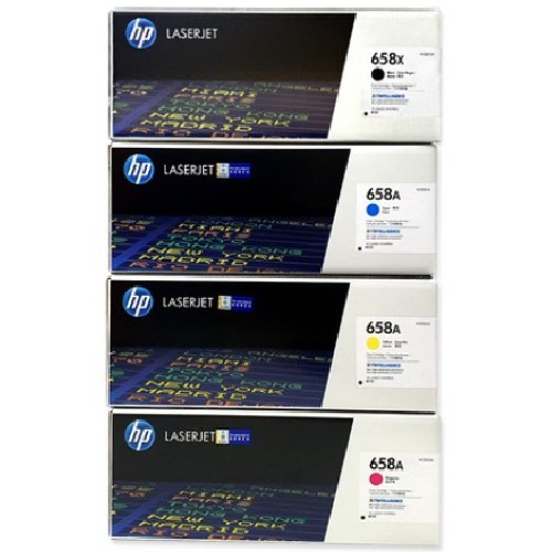 HP 정품 658X/A (W2000X, W2001A, W2002A, W2003A) 4색 세트