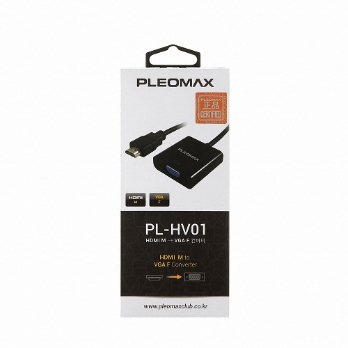 �÷����ƽ� PLEOMAX HDMI to VGA ������ (PL-HV01)