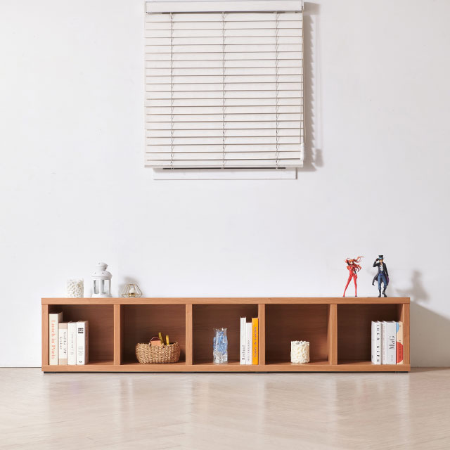 우아미가구 낮은 오픈 거실장 2000