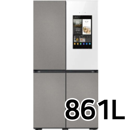 삼성전자 비스포크 패밀리허브 바이브 RF85DB95A2APW (다크그레이)_이미지