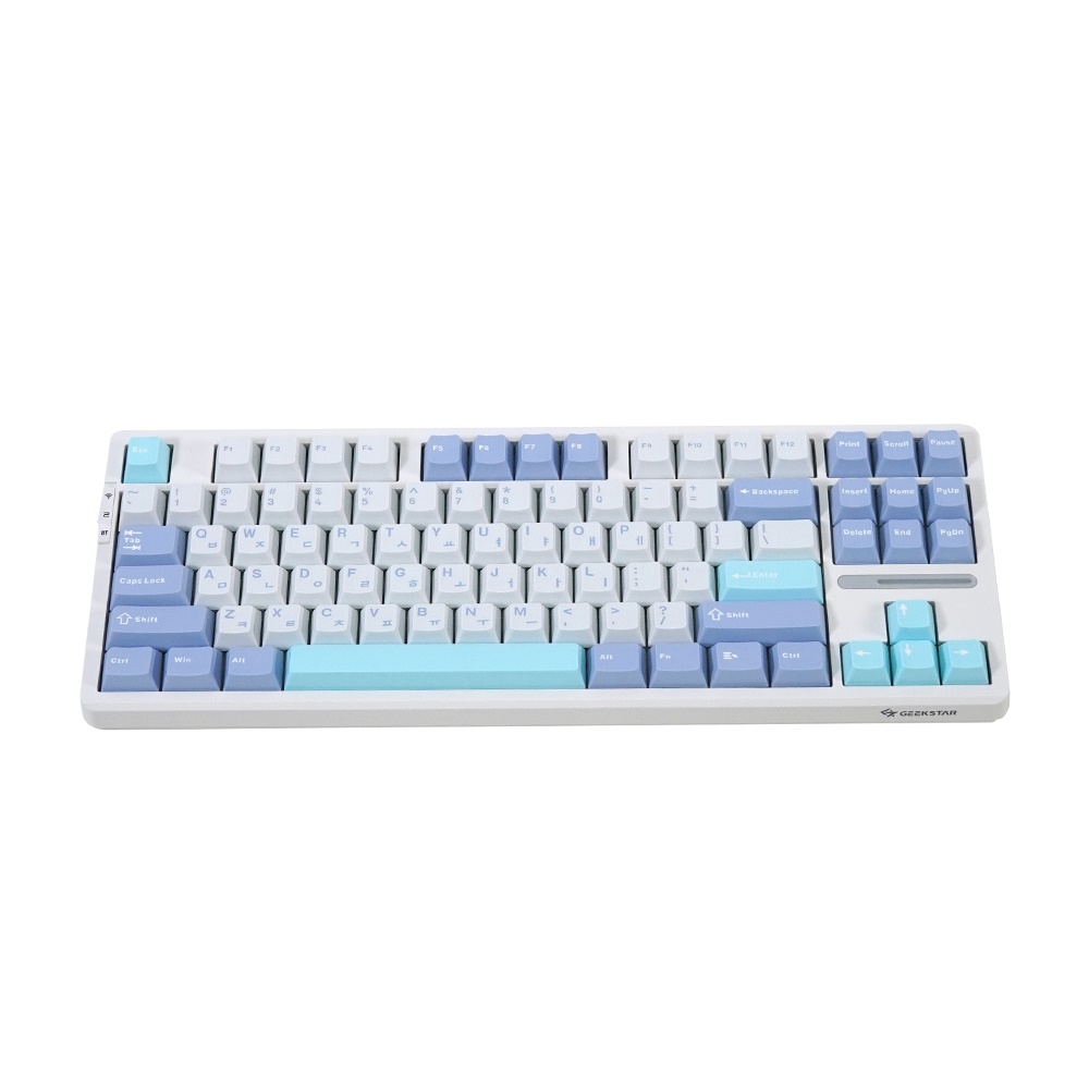 주연테크 긱스타 GKG87AQ 유무선 기계식 (스카이 블루)_이미지