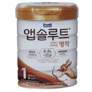 매일유업 앱솔루트 명작 2FL 1단계 800g이미지입니다. 누르면 해당 게시물로 새창이동합니다.