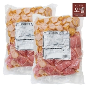 오뗄 부대찌개용 소시지 1kg (2개)_이미지