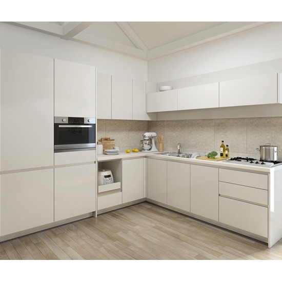 리바트 키친 시스템 주방 라이스 ㄱ자 키큰장+가전소물장형 (~4.2m)_이미지