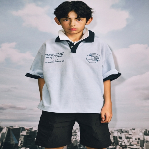 블루테일 2 스카이 블루 피케 카라 티셔츠 봄 AYA3TS02SB 없음 스카이블루/160