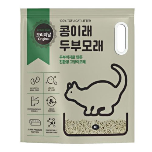 콩이래 두부모래 오리지널 3kg (1개)_이미지