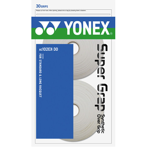 요넥스 그립 AC-102EX 30개입 화이트이미지입니다. 누르면 해당 게시물로 새창이동합니다.