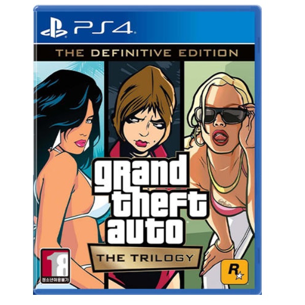 GTA: 트릴로지 - 데피니티브 에디션 한글판 PS4, 패키지디스크_이미지