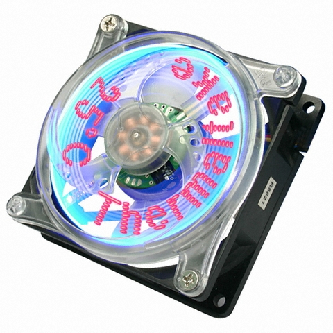 써멀테이크 IFLASH mini 온도 로고표시 80mm팬 A2345 아스크텍_이미지