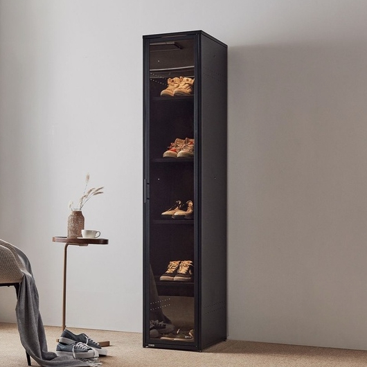 동서가구 블룸 강화유리도어 5단 수납장 드레스룸 400_이미지