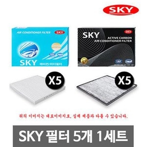  SKY 향균 필터 5개 세트 [차종선택]