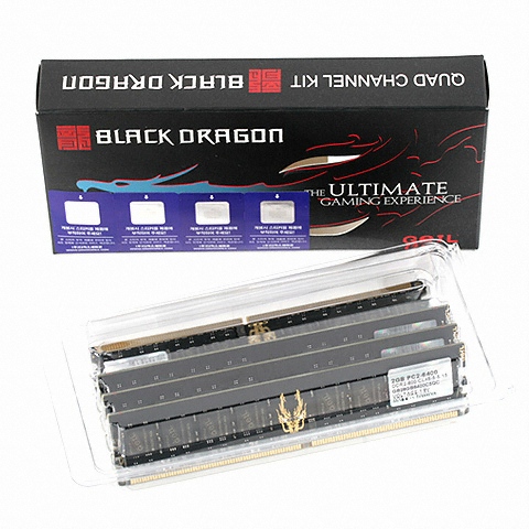 GeIL DDR2-800 CL4 Black Dragon 패키지 디직스 (8GB(2Gx4))_이미지