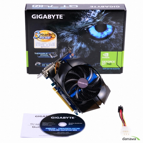 GIGABYTE 지포스 GT740 UD2 OC D5 2GB Triangle Cool_이미지