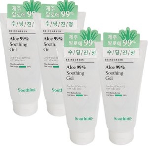 브링그린 알로에 99% 수딩젤 300ml (4개)