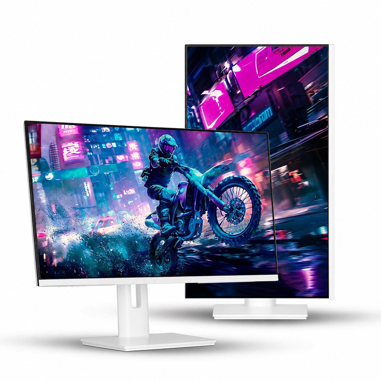 크로스오버 27FAW995 Fast-iPS 200UP USB-C Ai게이밍 멀티스탠드 화이트 무결점_이미지
