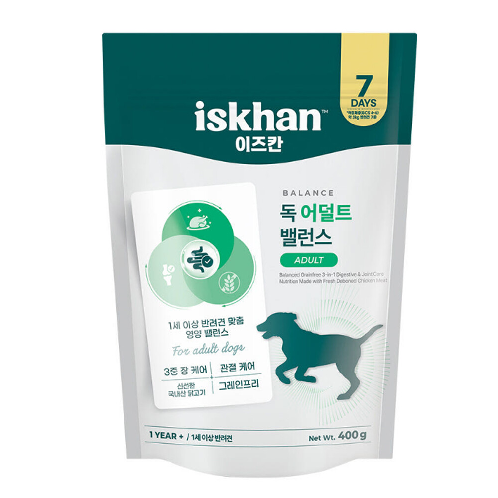 이즈칸 독 어덜트 밸런스 400g