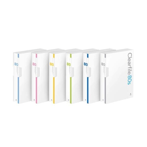 문화산업 클리어화일A4.80매.F525A-71 흑색 .문화_이미지