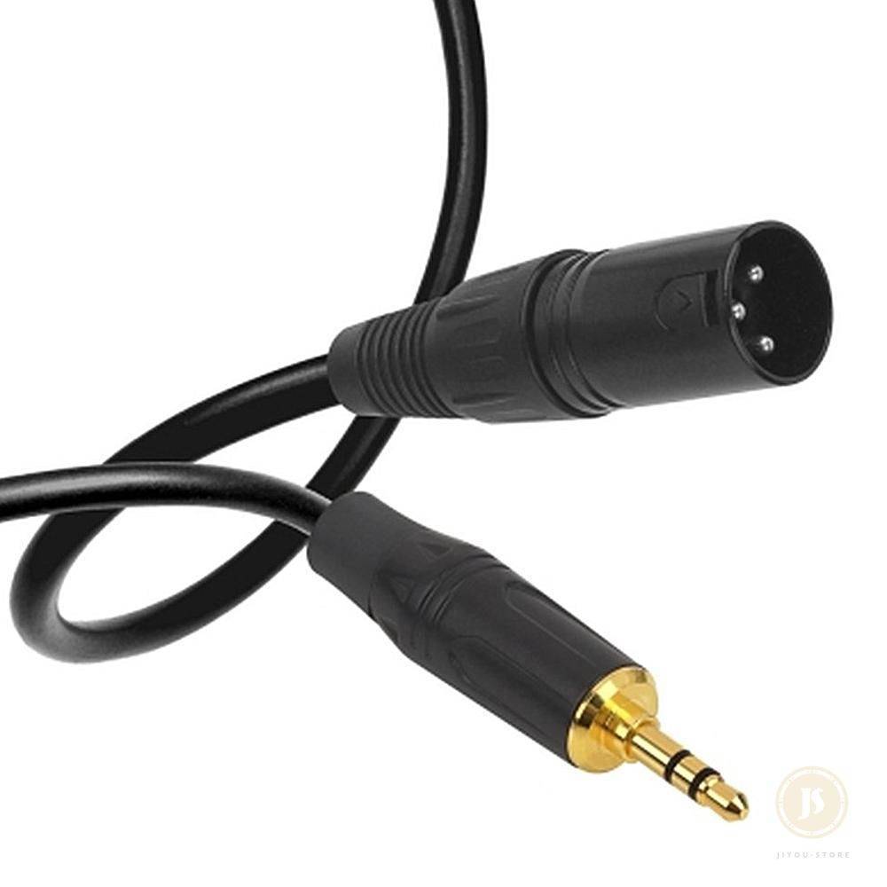 강원전자 XLR 캐논(M) to 3.5mm 스테레오 AUX 케이블 (NMC-XLR303MB, 3m)_이미지