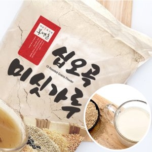 봉평촌 십오곡 미싯가루 1kg 국내산 현미 보리 건강 미숫가루