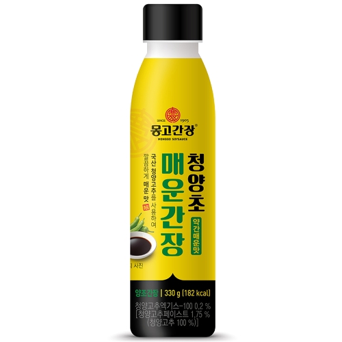 몽고식품 청양초 매운간장 약간매운맛 330g (1개)_이미지