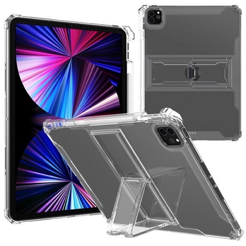 수나르 iPad Pro 11 M4 심플 펜슬수납 거치대 투명 케이스_이미지