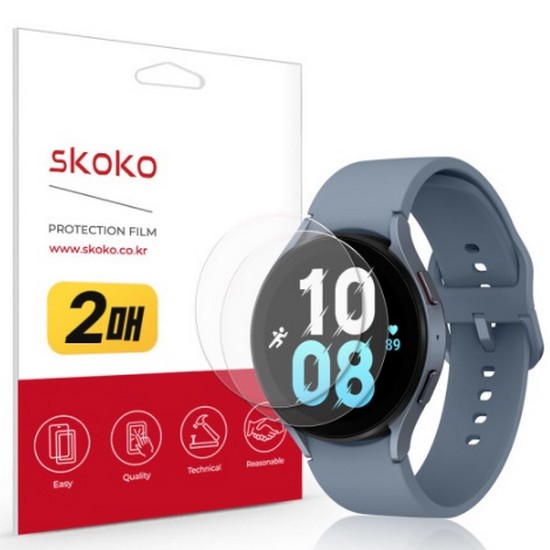 스코코 갤럭시워치5 44mm 더블템퍼드 강화유리 2매