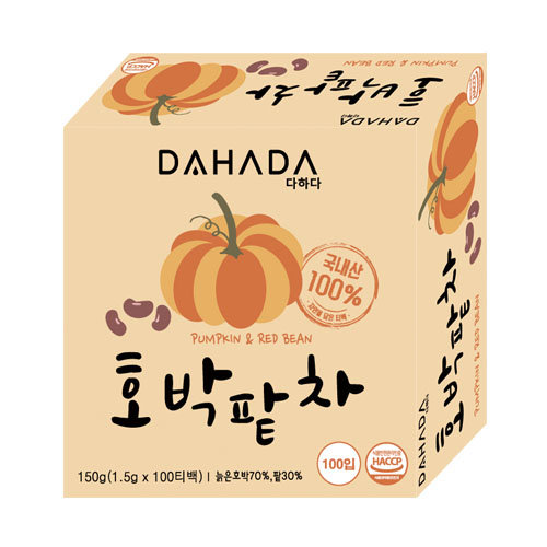 허브앤티 다하다 호박팥차 300T이미지입니다. 누르면 해당 게시물로 새창이동합니다.