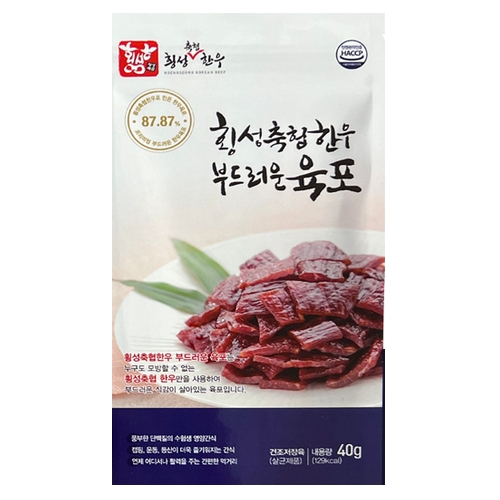 횡성축협한우 부드러운 횡성한우 육포 40g (5개)_이미지
