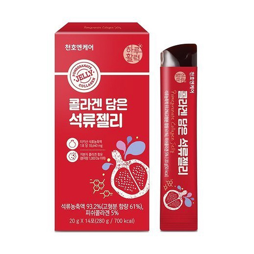 천호엔케어 콜라겐 담은 석류젤리 20g 14포 (4개)
