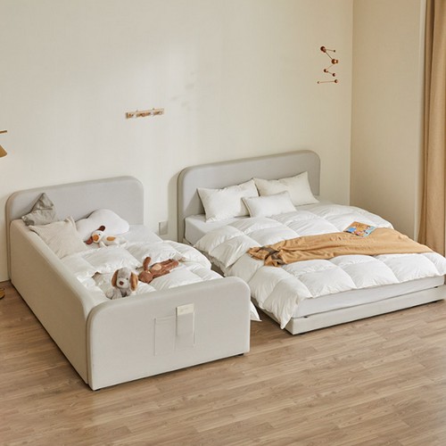 파로마 아다지오 에어레더 가드형 패밀리침대 SS+Q (6회전본넬)_이미지