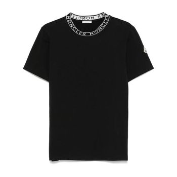 몽클레르 로고 트리밍 티셔츠 L10918C000318390T 153301251