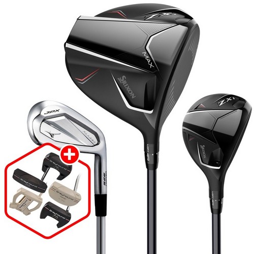 던롭 스릭슨 ZXi MAX / 미즈노 JPX925 포지드 조합 풀세트 (11개 경량스틸 정품)