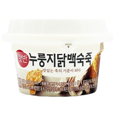 CJ제일제당 햇반 누룽지닭백숙죽 267g (4개)_이미지