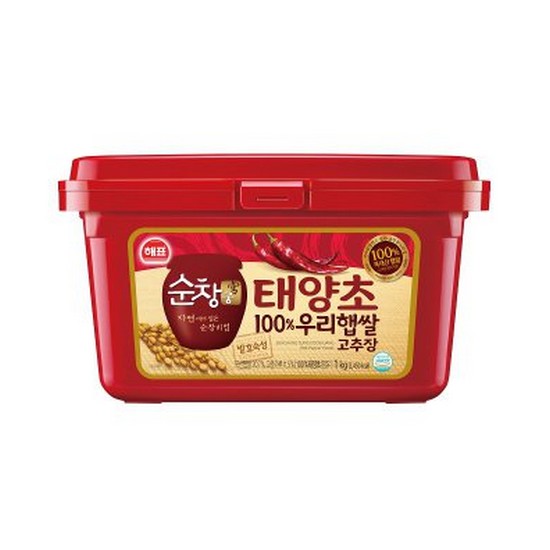 사조대림 해표 순창궁 태양초 100% 우리 햅쌀 고추장 1kg (1개)