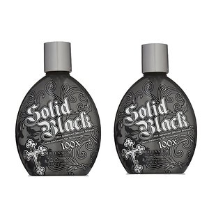  밀레니엄태닝 솔리드 블랙 100 X 태닝 로션 [해외쇼핑,400ml x 2개]