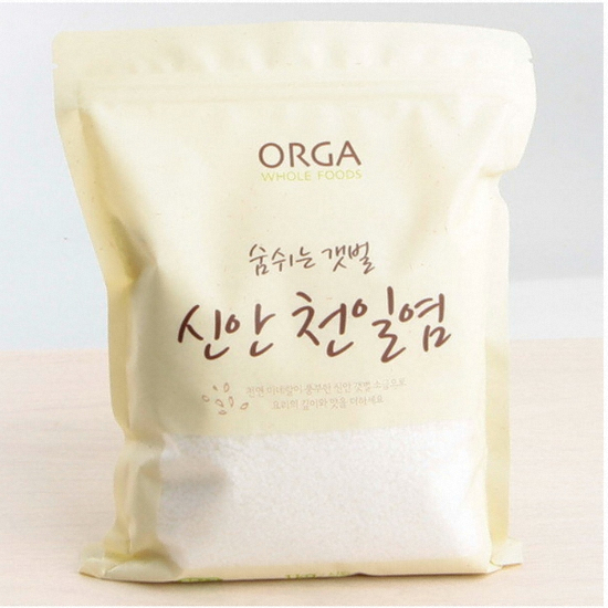 ORGA 숨쉬는 갯벌 신안 천일염 3kg (1개)_이미지