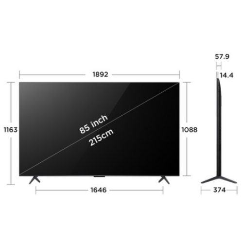TCL 아이팔콘 85U95A (무타공 벽걸이)_이미지