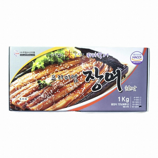 다인푸드 유림 프리미엄 장어 순한맛 16~20개(마리) 1kg (1개)
