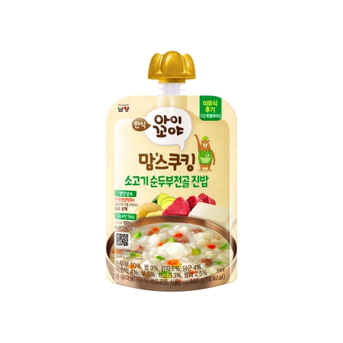 맘스쿠킹 순두부찌개 진밥 100g